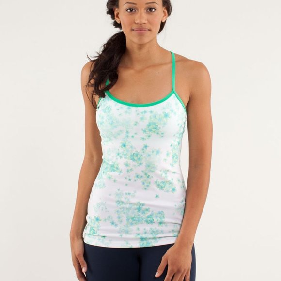 LULULEMON Power Y Tank - Size 4 - Luon Light Material - Picture 1 of 6